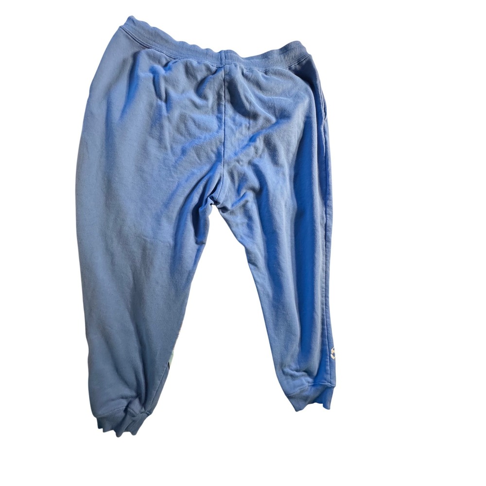 Disney Stitch Blue Sweatpants Joggers Pants XXL 2XL Recycled Polyester - Picture 2 of 4